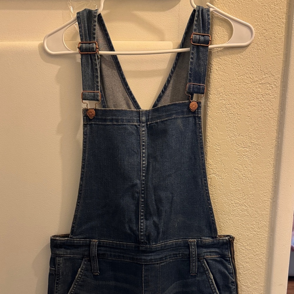 Madewell Denim Distressed Overalls